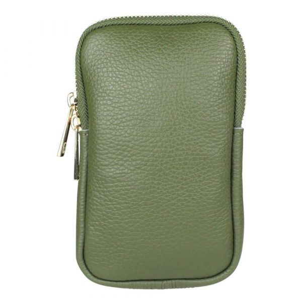 Baggyshop | Call me up Leather - Groen/Goud